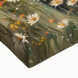 Close-up of a stunning stretched canvas wall art piece featuring a detailed illustration of a bison, showcasing its majestic features and natural textures, perfect for wildlife enthusiasts and home decor.