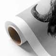 Buffalo wall art design on rolled canvas, showcasing a detailed illustration of a bison grazing in a vibrant natural setting, ideal for wildlife enthusiasts.