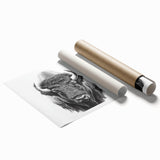 Buffalo wall art print showcasing a detailed, vibrant design of a bison in a natural setting, ideal for enhancing home decor and wildlife-themed interiors.