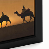 Close-up of a framed canvas wall art featuring a beautifully detailed camel design, showcasing its unique textures and warm colors, perfect for animal lovers and home decor enthusiasts.