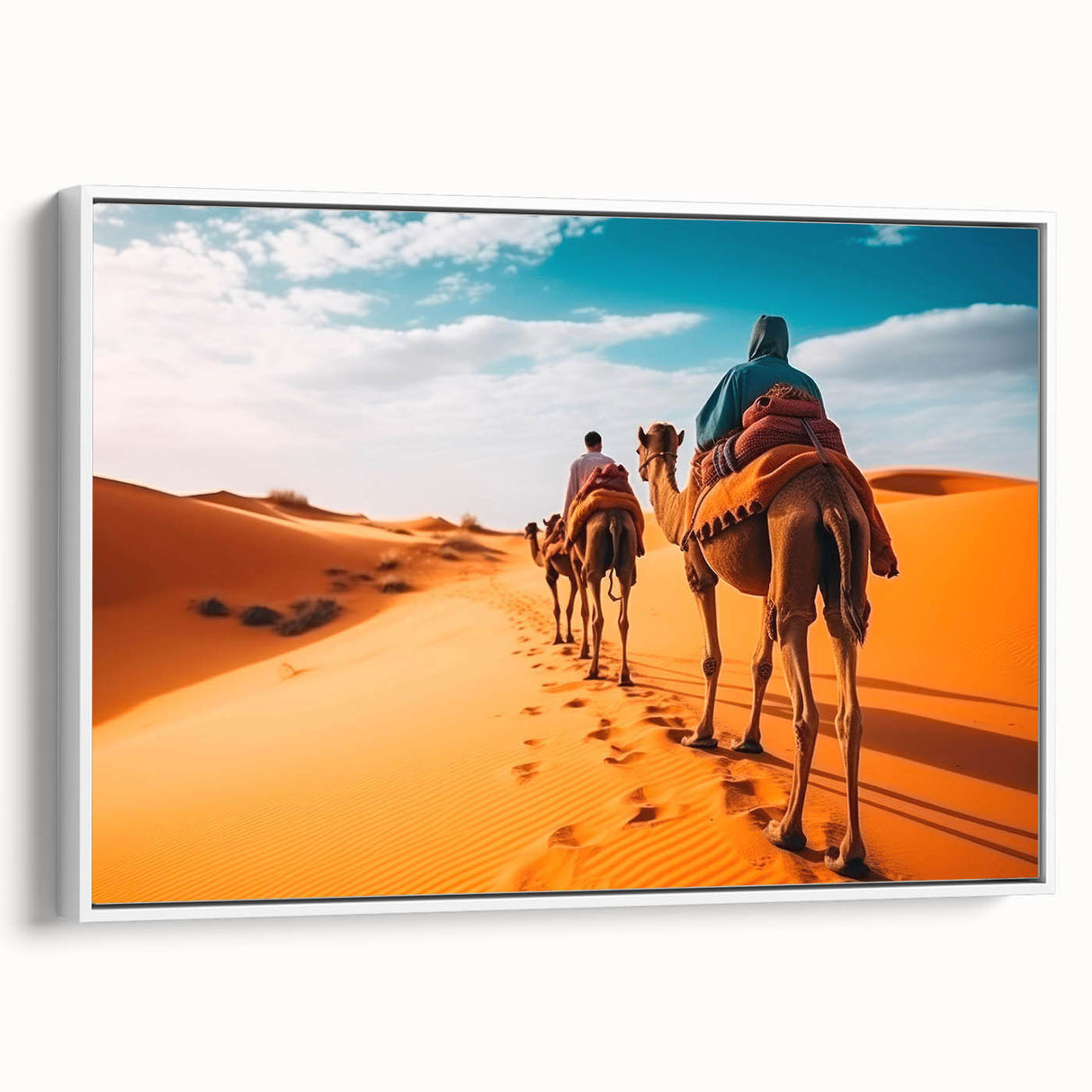 Framed wall art featuring a side view of a stylized camel design, showcasing intricate patterns in earthy tones against a white background, ideal for animal lovers and home decor enthusiasts.