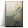 Framed acrylic wall art featuring a striking cat design from the Animals A Wild Life collection, showcasing bold colors and intricate details against a sleek black frame. Perfect for adding a touch of elegance and nature-inspired decor to any room.
