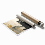 Colorful wall art print featuring a wild cat design, showcasing vibrant hues and intricate details, perfect for animal lovers and home decor enthusiasts.