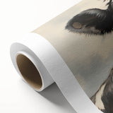Rolled canvas wall art showcasing a vibrant cow design from the Animals A Wild Life collection, featuring intricate details and vivid colors, perfect for animal lovers.