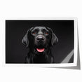 Vibrant wall art print featuring a playful design of various dog breeds in a lively, colorful setting, perfect for animal lovers and home decor enthusiasts.