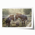 Colorful donkey wall art print showcasing a whimsical design, perfect for animal lovers. The rolled print features intricate details and vibrant colors, ideal for home decor.