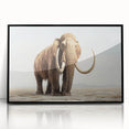 Framed wall art featuring a stunning black acrylic design of an elephant, showcasing intricate details and vibrant colors, perfect for nature and wildlife enthusiasts.