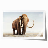 Elephant-themed wall art print featuring a vibrant, colorful design depicting African wildlife, presented in a rolled format for easy framing and display. Perfect for nature enthusiasts and home decor.