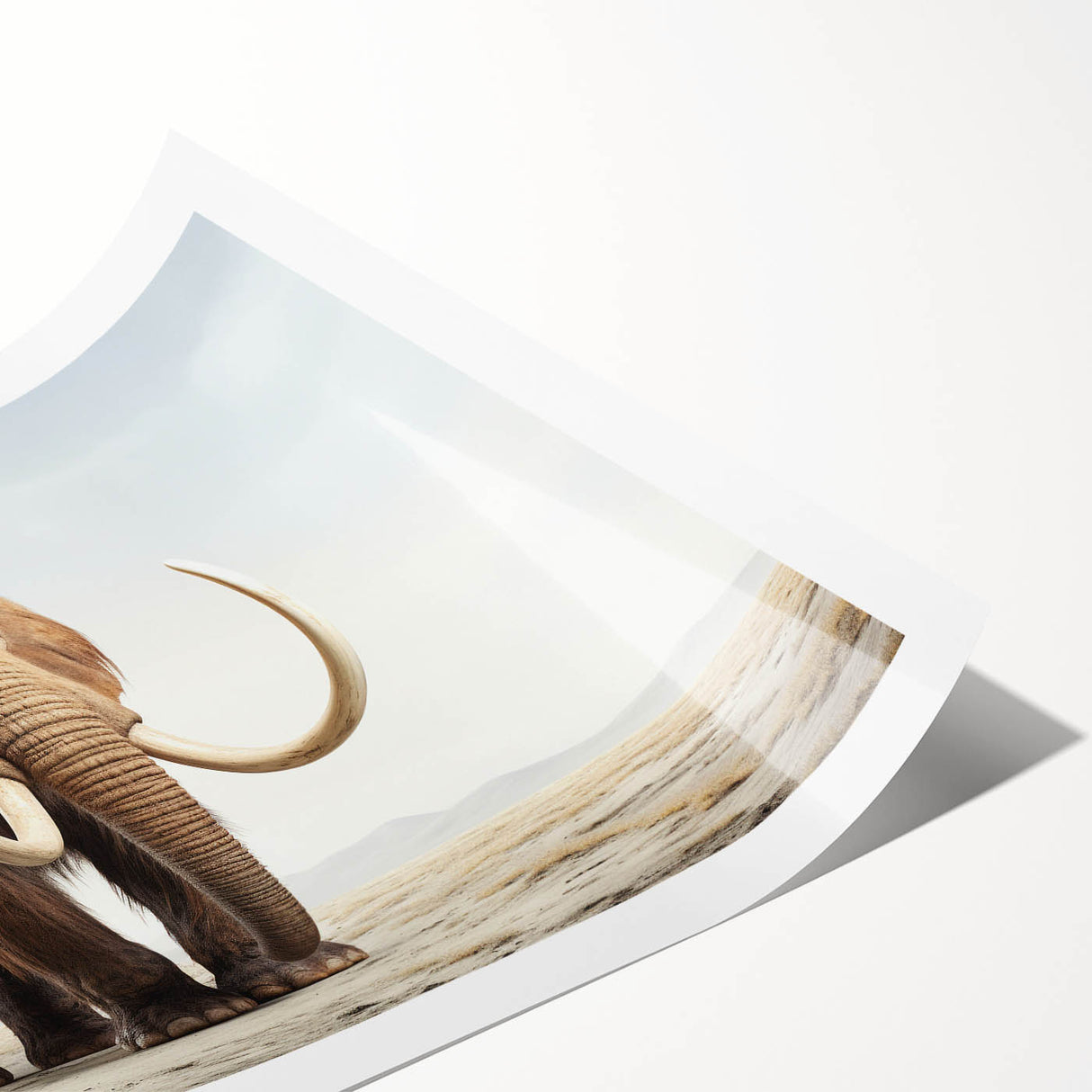 Elephant-themed wall art print showcasing a vibrant depiction of a majestic African elephant against a colorful background, ideal for wildlife enthusiasts' decor.