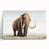 Stretched canvas wall art depicting a majestic elephant in a vibrant natural setting, featuring intricate details and rich colors, perfect for wildlife enthusiasts.