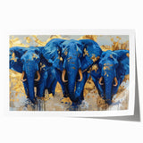Elegant rolled print showcasing a stunning elephant design, part of a wild life collection. Ideal for nature enthusiasts and home decor, featuring rich colors and intricate details, packaged securely in a cardboard tube for easy display.