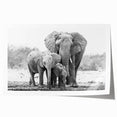 Vibrant rolled canvas print showcasing a majestic elephant design, perfect for wildlife enthusiasts, featuring intricate details and rich colors, ideal for home decor.