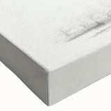 Close-up of a vibrant stretched canvas featuring an intricately designed elephant wall art, showcasing detailed textures and bold colors, perfect for wildlife enthusiasts.