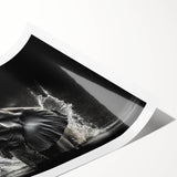 Elephant-themed wall art design showcasing a vibrant depiction of wildlife, featuring intricate details and rich colors, perfect for nature lovers and home decor.