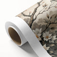 Vibrant rolled canvas artwork depicting a stylized fox in a woodland setting, showcasing intricate details and rich colors, ideal for nature-themed decor.