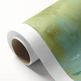 Rolled canvas artwork showcasing a vibrant green frog design, part of the 'Animals A Wild Life' collection, ideal for nature-themed decor and wall aesthetics.