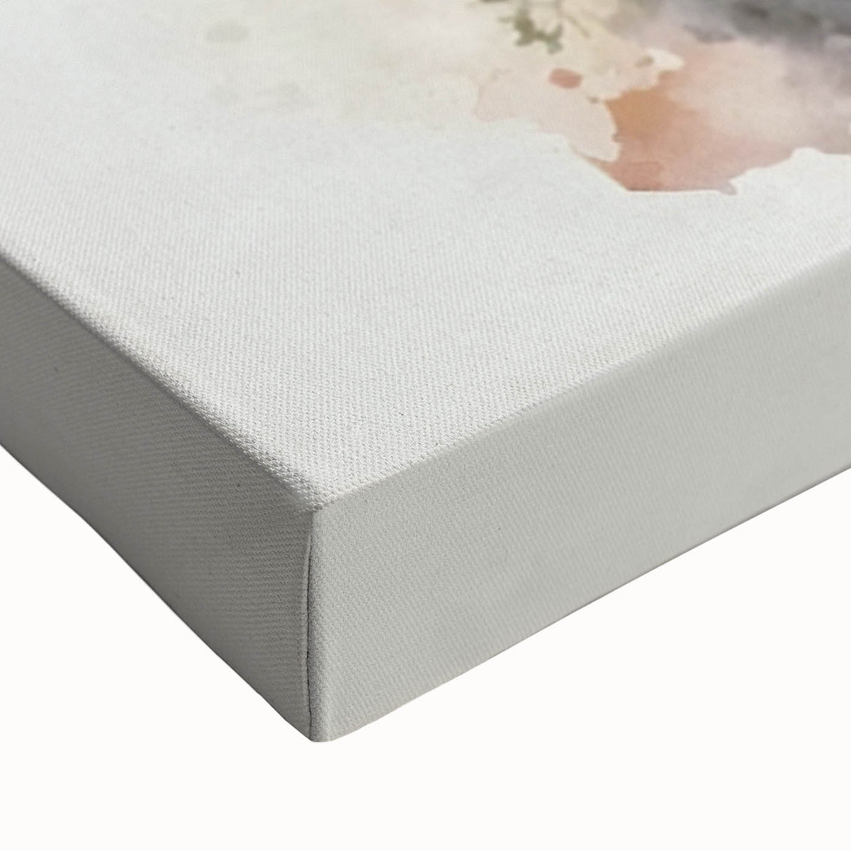 Close-up of a vibrant giraffe design on stretched canvas, showcasing intricate details and textures, perfect for wildlife-themed decor and art collectors.