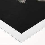 Rolled canvas wall art featuring a striking goat design, showcasing vibrant colors and intricate details, perfect for adding a rustic touch to home decor.