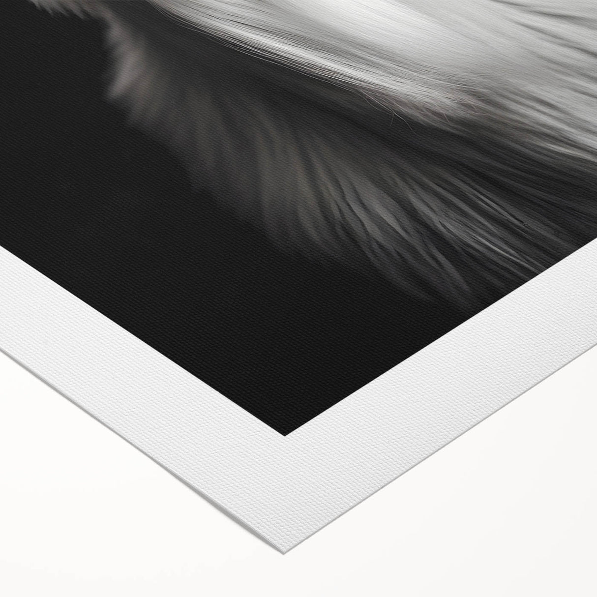 Rolled canvas showcasing a vibrant goat design as part of a wild life wall art collection, emphasizing rich colors and intricate details, ideal for animal lovers.