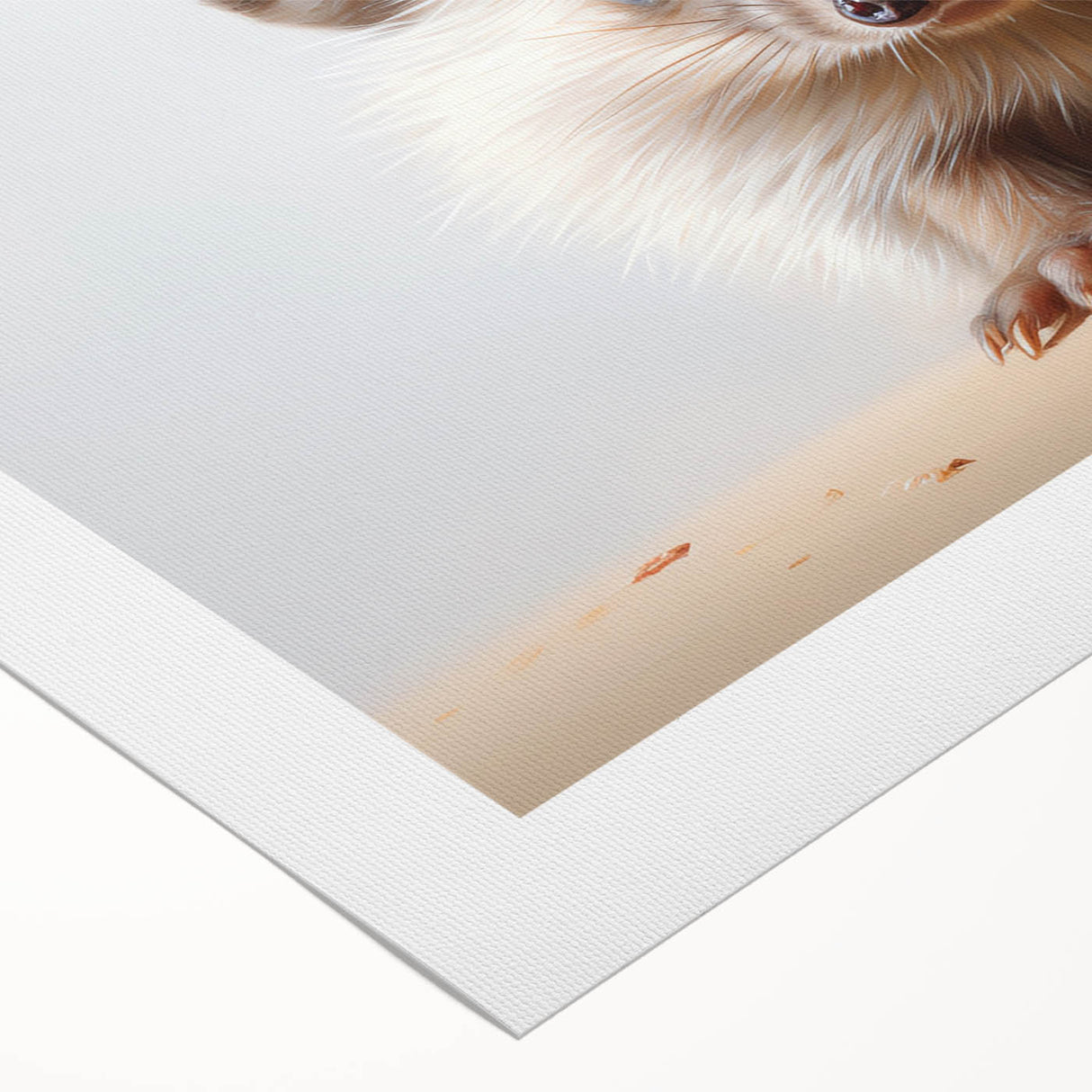 Hedgehog-themed wall art on rolled canvas, showcasing intricate details and vibrant colors, ideal for animal lovers and nature-inspired decor. Perfect for enhancing home aesthetics.