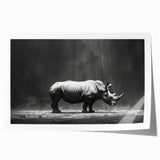 Rolled print showcasing a vibrant hippopotamus design from a wildlife wall art collection, featuring rich colors and intricate details, packaged securely in a cardboard tube.