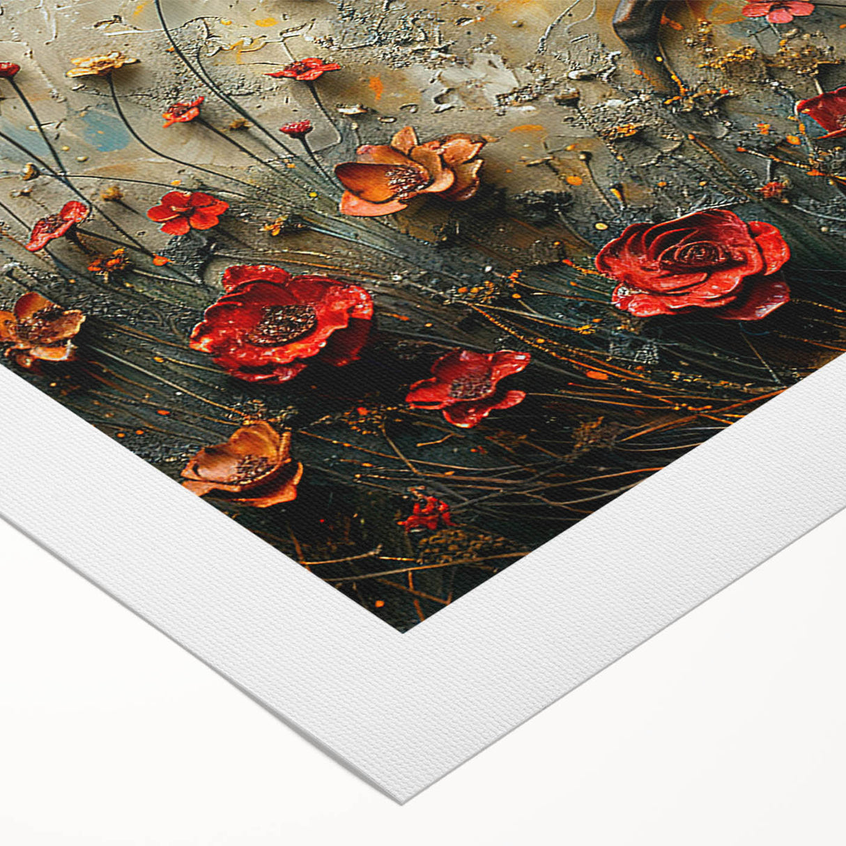 Stunning rolled canvas artwork showcasing a majestic horse design, featuring intricate details and vibrant colors, perfect for animal lovers and home decor enthusiasts.