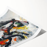 Stunning wall art print of a majestic horse in a natural setting, showcasing vibrant colors and intricate details, perfect for equine enthusiasts and home decor.