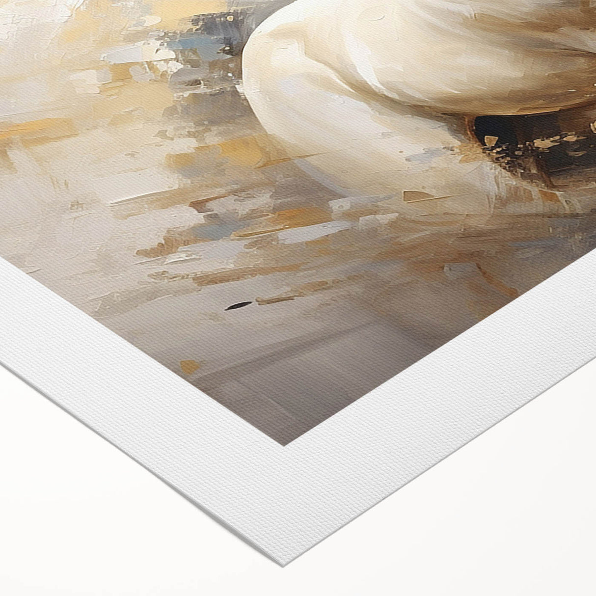 Stunning rolled canvas artwork showcasing a majestic horse design in vibrant colors, perfect for adding elegance to any living space or office decor.