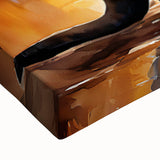 Close-up of a vibrant kangaroo wall art design on stretched canvas, showcasing intricate details and rich colors, perfect for wildlife enthusiasts and home decor.