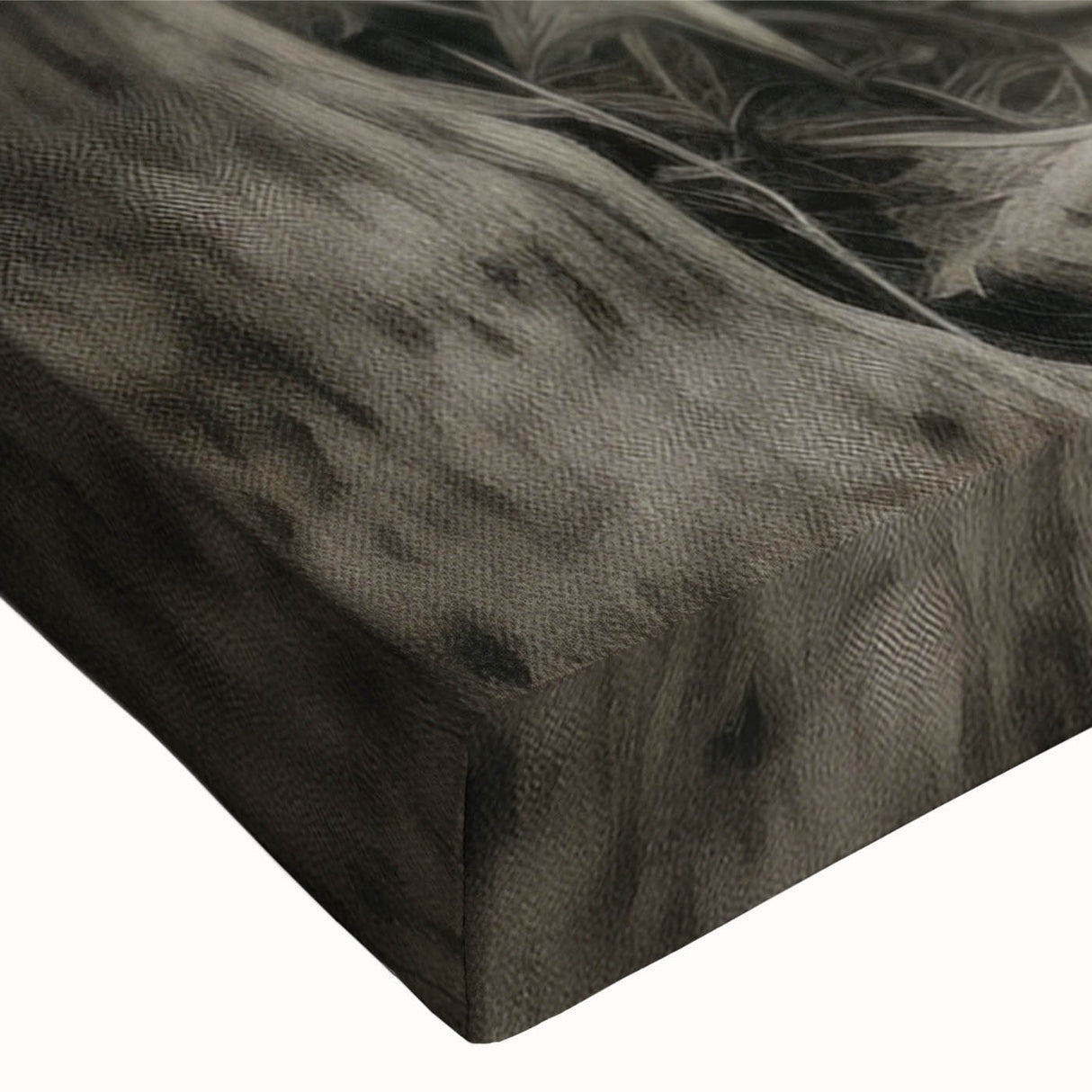 Close-up of a stretched canvas featuring a vibrant kangaroo design from the 'Animals: A Wild Life' collection. The artwork showcases detailed textures and rich colors, perfect for enhancing home decor with a touch of wildlife.