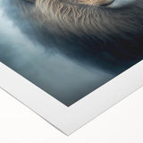 Vibrant rolled canvas artwork depicting a majestic lion in a wild landscape, perfect for adding a touch of nature-inspired decor to any room. Ideal for animal lovers and art enthusiasts.