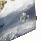 Close-up of a stunning lynx wall art design printed on acrylic glass, showcasing intricate details and vibrant colors, perfect for wildlife enthusiasts and modern decor.