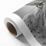 Lynx wall art design on rolled canvas showcases a vibrant and detailed depiction of a wild lynx in its natural habitat, perfect for wildlife enthusiasts.