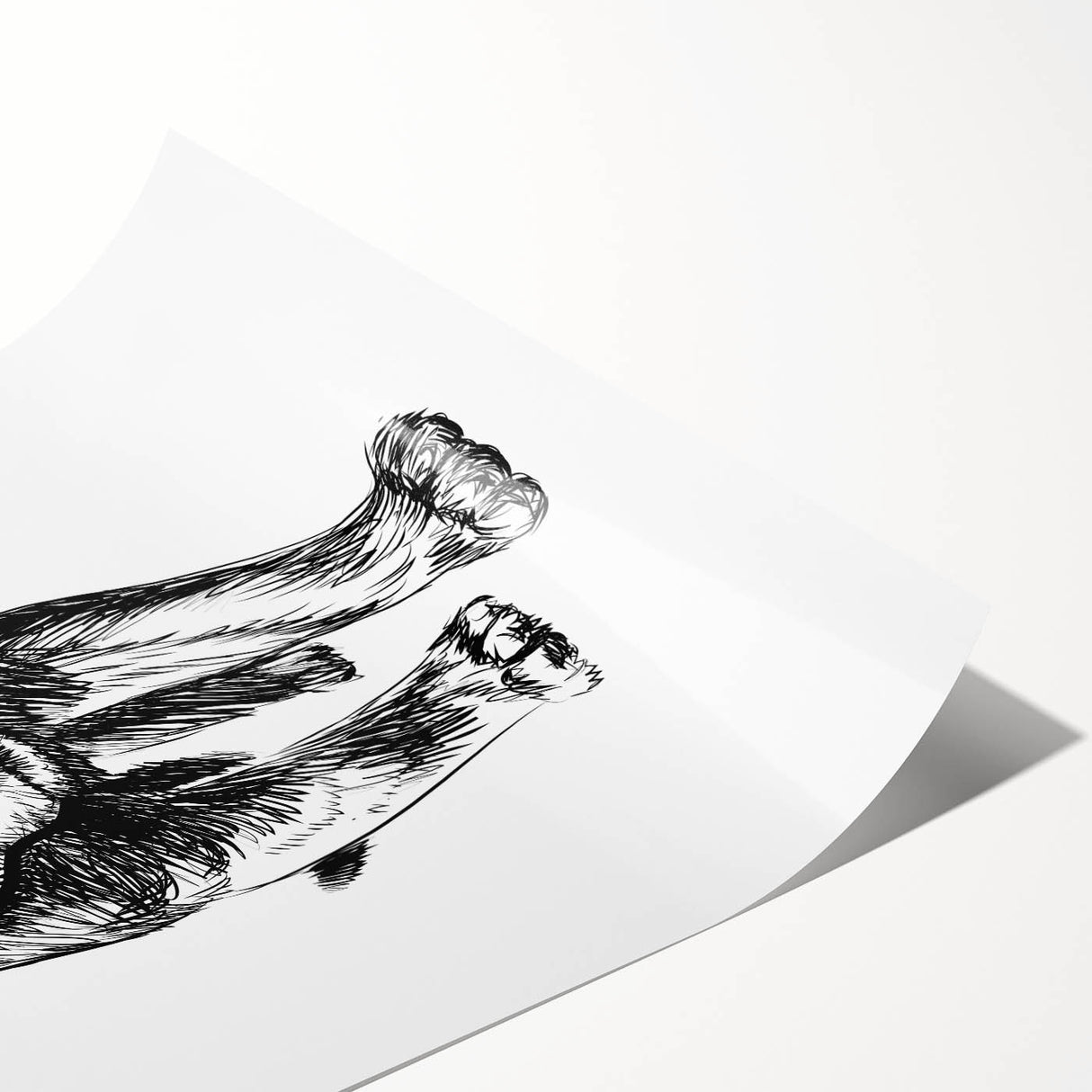 Stunning wall art print featuring a majestic black panther in a vibrant jungle setting, perfect for animal lovers and home decor enthusiasts. Ideal for adding a touch of wildlife elegance to any room.