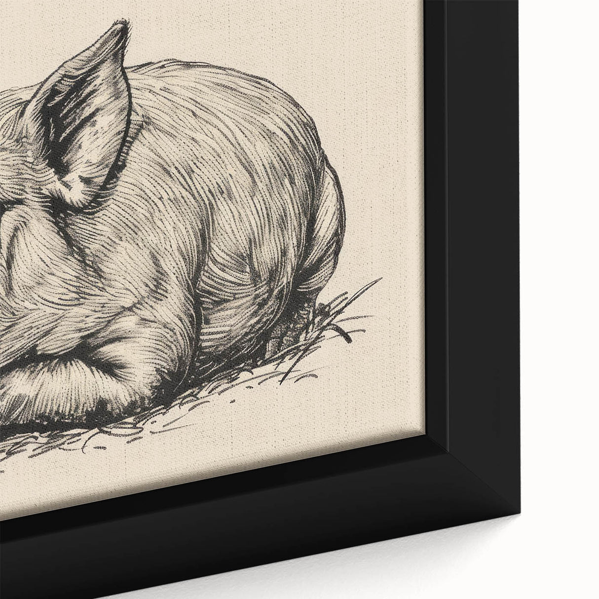 Close-up of a framed canvas wall art featuring a vibrant, colorful pig design with intricate details, perfect for animal lovers and home decor enthusiasts.