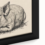 Close-up of a framed canvas wall art featuring a vibrant, colorful pig design with intricate details, perfect for animal lovers and home decor enthusiasts.