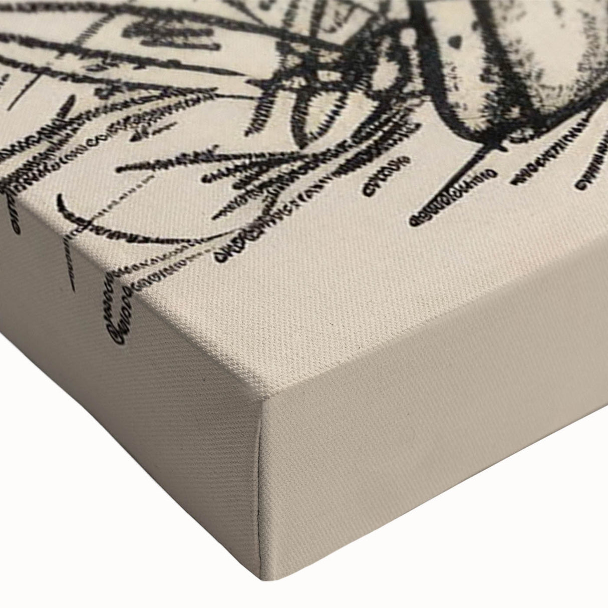 Close-up of a vibrant stretched canvas artwork featuring a whimsical pig design, showcasing intricate details and bright colors, ideal for animal lovers and home decor.