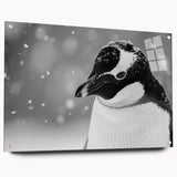 Acrylic wall art collection showcasing a side view of a penguin design, featuring vibrant colors and detailed textures, ideal for animal lovers and home decor enthusiasts.