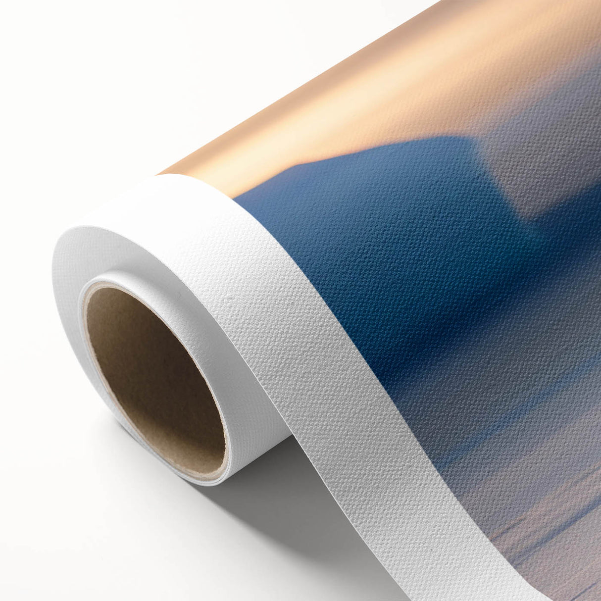 Rolled canvas showcasing a vibrant penguin design, part of a unique wildlife wall art collection, featuring colorful details and suitable for various decor styles. Perfect for animal lovers and modern interiors.