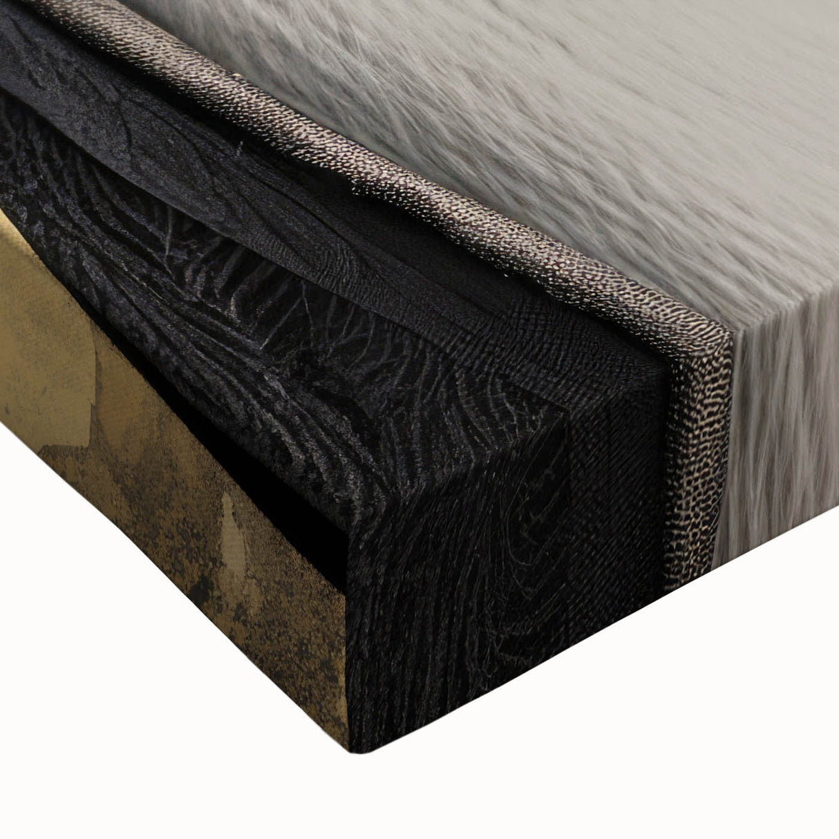 Close-up of a stretched canvas featuring a vibrant penguin design from a wildlife wall art collection, showcasing detailed textures and colors ideal for enhancing home decor.