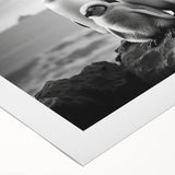 Rolled canvas print showcasing a vibrant penguin design, emphasizing wildlife art with rich colors and details, ideal for nature lovers' decor.