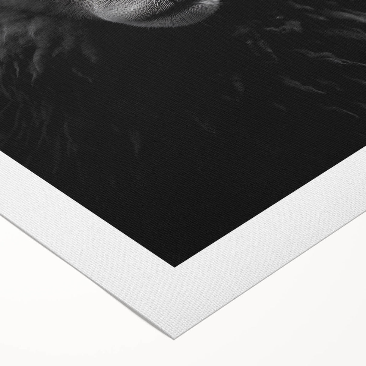 Rolled canvas artwork showcasing a vibrant sheep design from the 'A Wild Life' collection, featuring detailed textures and colors, ideal for home decor.