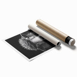 Rolled print showcasing a vibrant sheep design from the Animals of the Wild Life collection, featuring rich colors and intricate details, ideal for animal-themed decor.