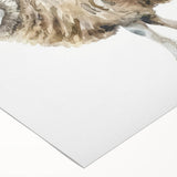 Rolled canvas artwork showcasing a serene sheep design in a natural landscape, featuring soft colors and intricate details, perfect for home decor.