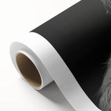 Rolled canvas artwork showcasing a vibrant sloth design among lush foliage, perfect for animal lovers seeking unique home decor. Ideal for nature-themed interiors.