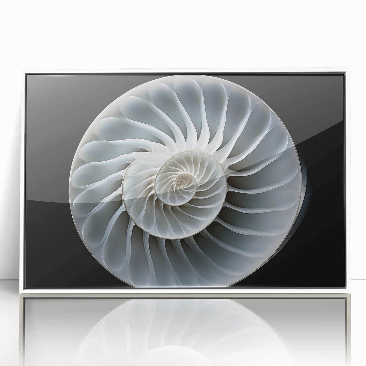 Framed acrylic wall art featuring a whimsical snail design, showcasing vibrant colors against a white background, perfect for animal lovers and home decor enthusiasts.