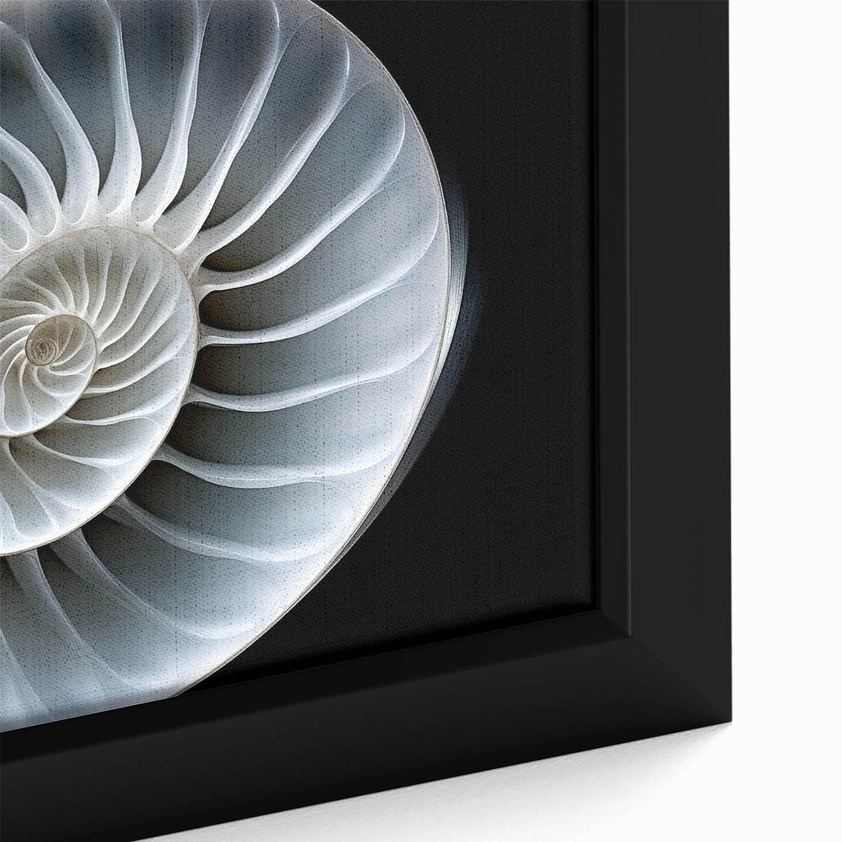 Close-up view of a framed wall art piece showcasing a vibrant snail design, featuring intricate details and a colorful background, perfect for nature lovers and home decor.