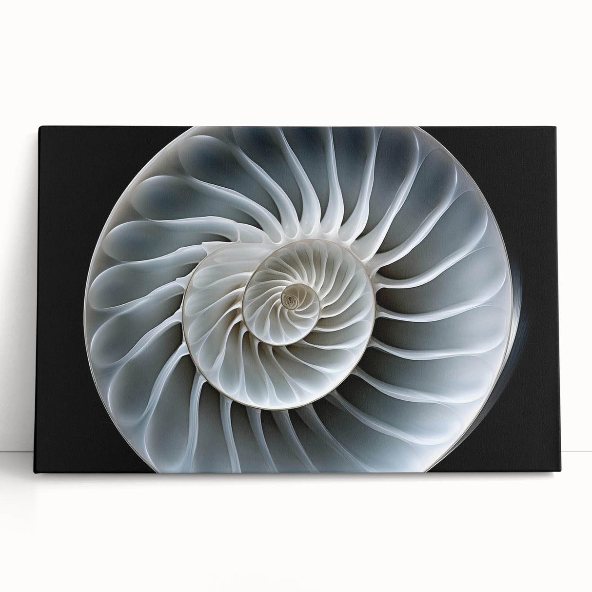 Stretched canvas wall art depicting a vibrant and whimsical snail design, showcasing intricate details and bold colors, perfect for animal lovers' decor.