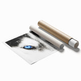 Wolf wall art design showcasing a majestic wolf in a natural setting, printed on high-quality canvas. Ideal for enhancing home decor with wildlife-themed aesthetics.