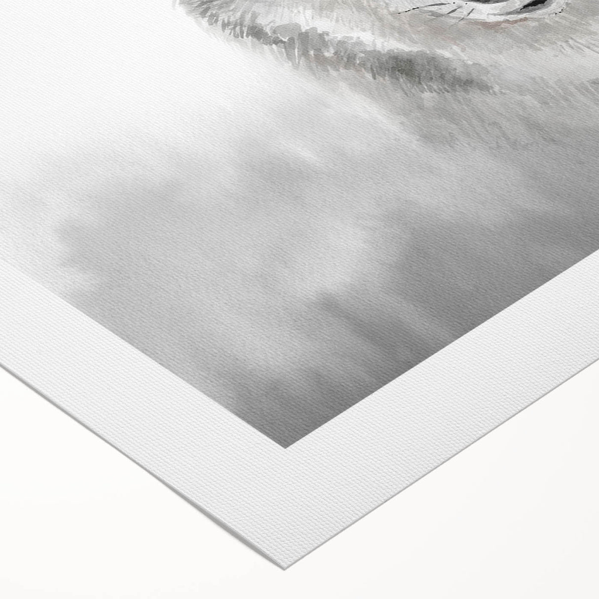 Stunning rolled canvas wall art showcasing a majestic wolf design, featuring intricate details and vibrant colors, perfect for wildlife enthusiasts and modern decor.